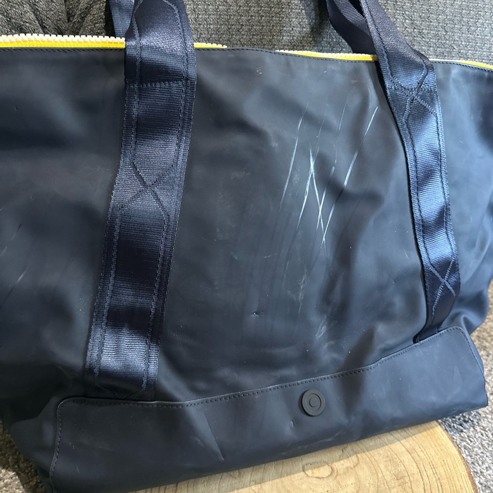 Hunter Navy Blue Large Tote Bag AS IS - Picture 3 of 14